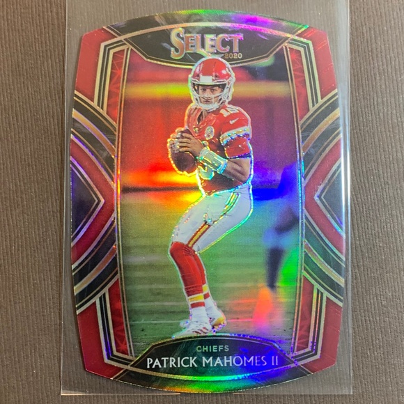 🔥PATRICK MAHOMES REFRACTOR RED DIE CUT ~ 2020 PANINI SELECT FOOTBALL… - Picture 4 of 5
